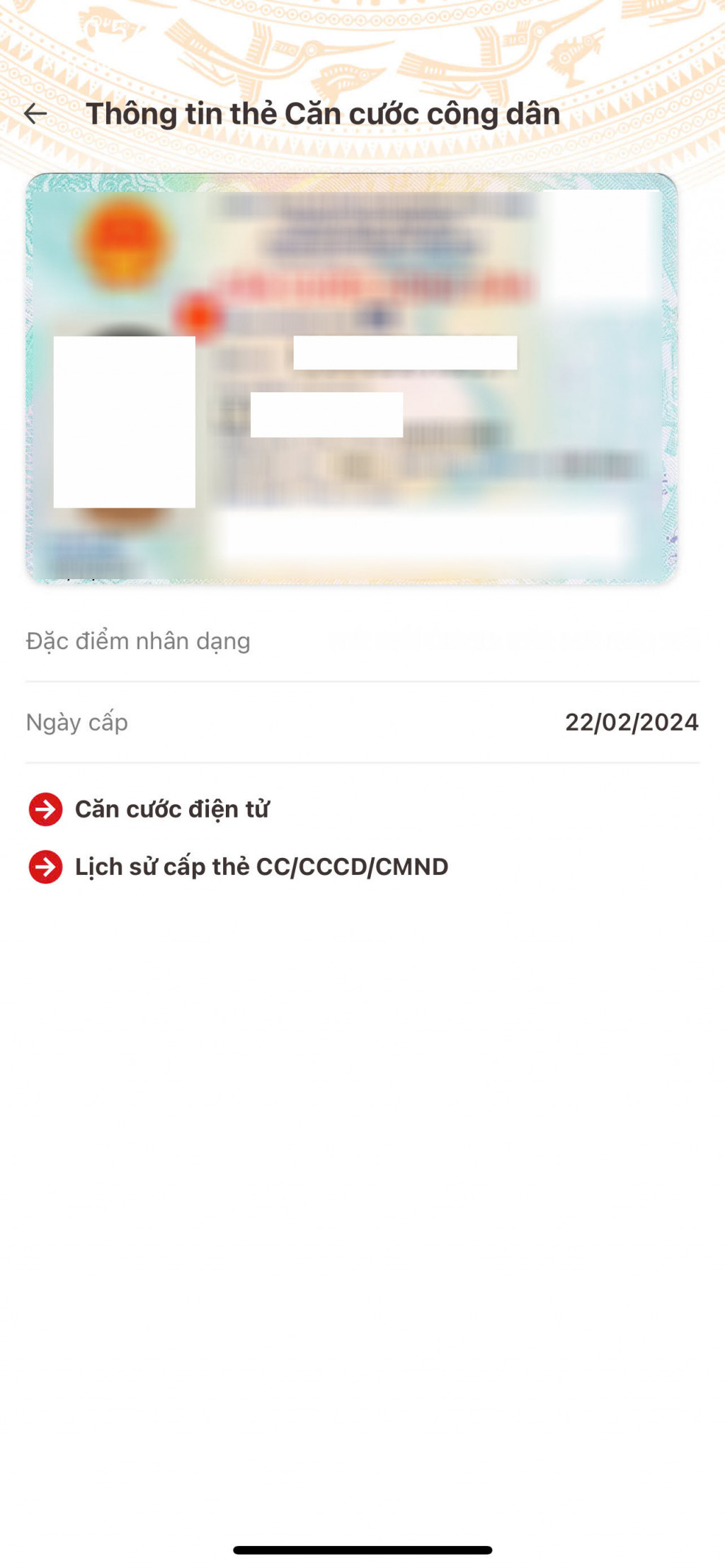 kiểm tra căn cước công dân vnid mức 2