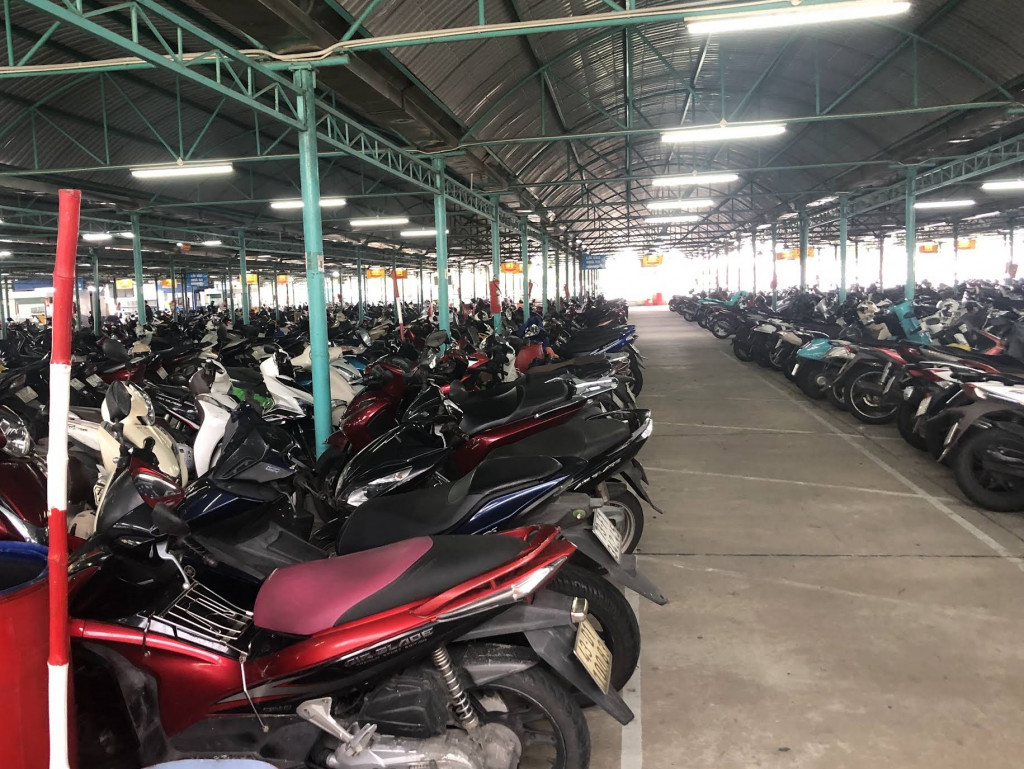 bãi gửi xe máy sân bay đà nẵng
