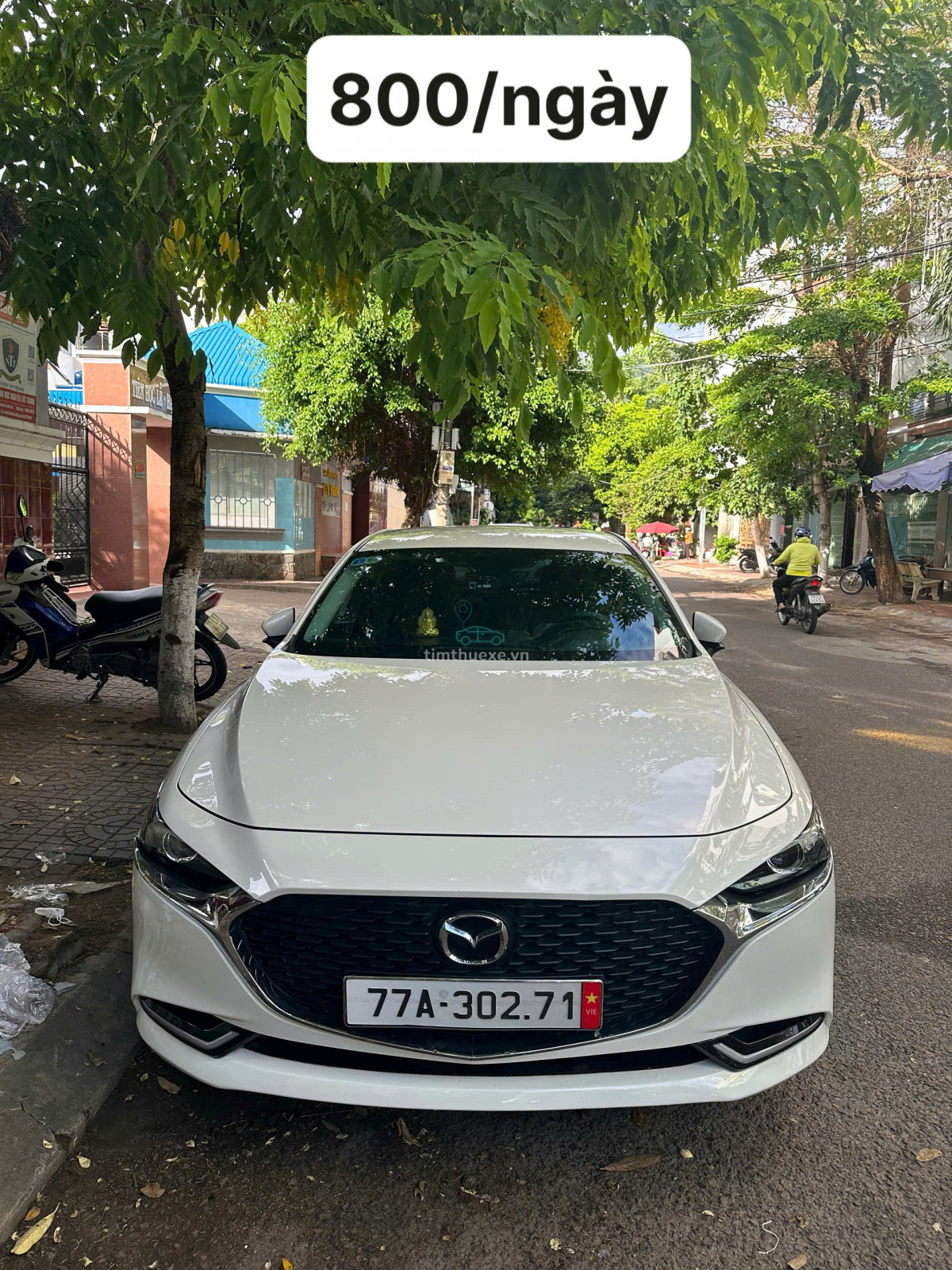 ôtô tự lái Mazda 3 đường Hoàng Văn Thụ Bình Định