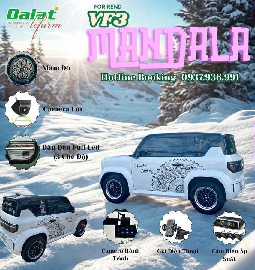 thuê xe oto tự lái Đà Lạt Lâm Đồng